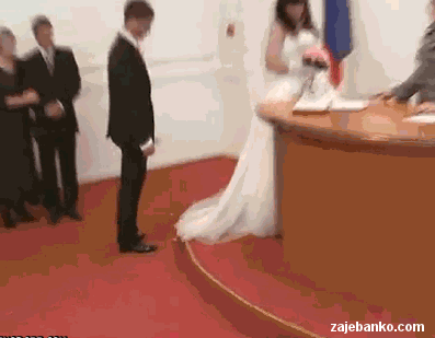 smiješna animacija: vjenčanje