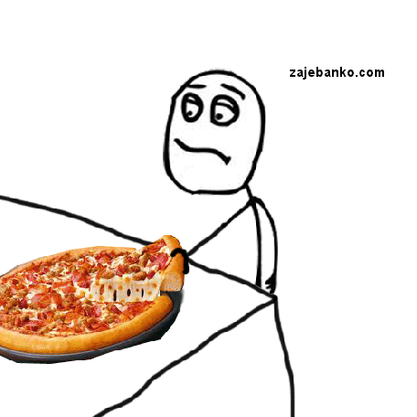 animacija za facebook: pizza sa sirom