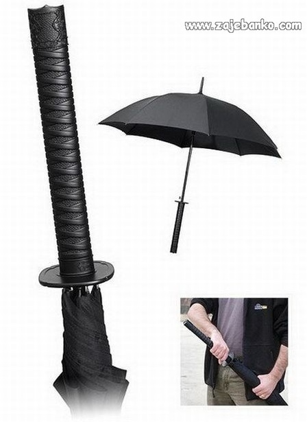Neobične stvari: kišobran kao samurajski mač