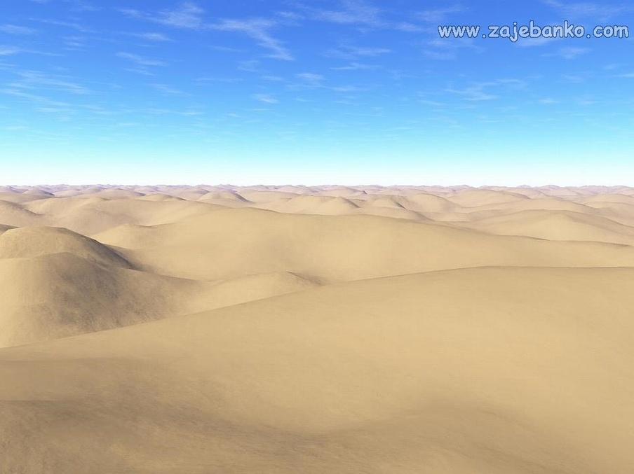 Pustinje - nepregledno more pijeska i pješčanih dina