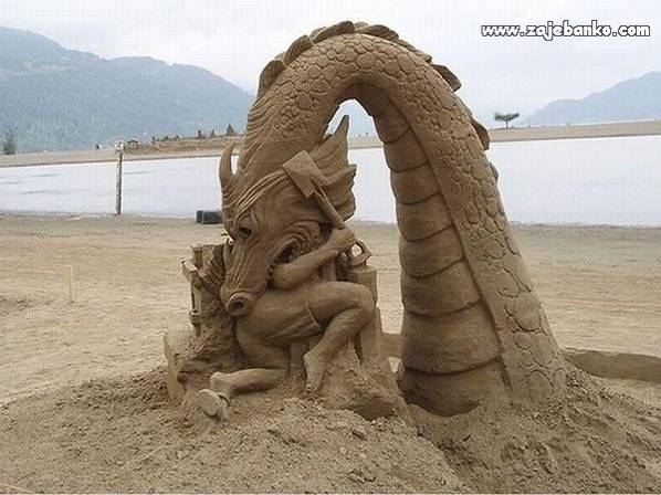 Kreativne skulpture od pijeska
