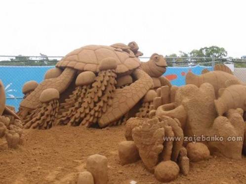 Pješčane skulpture - umjetnost u pijesku