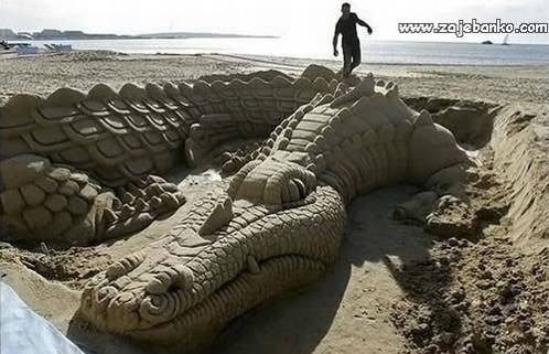 Umjetnost u pijesku - kreativne pješčane skulpture
